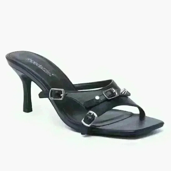 🖤NWT Arya Mule Heeled Sandal - Picture 6 of 8